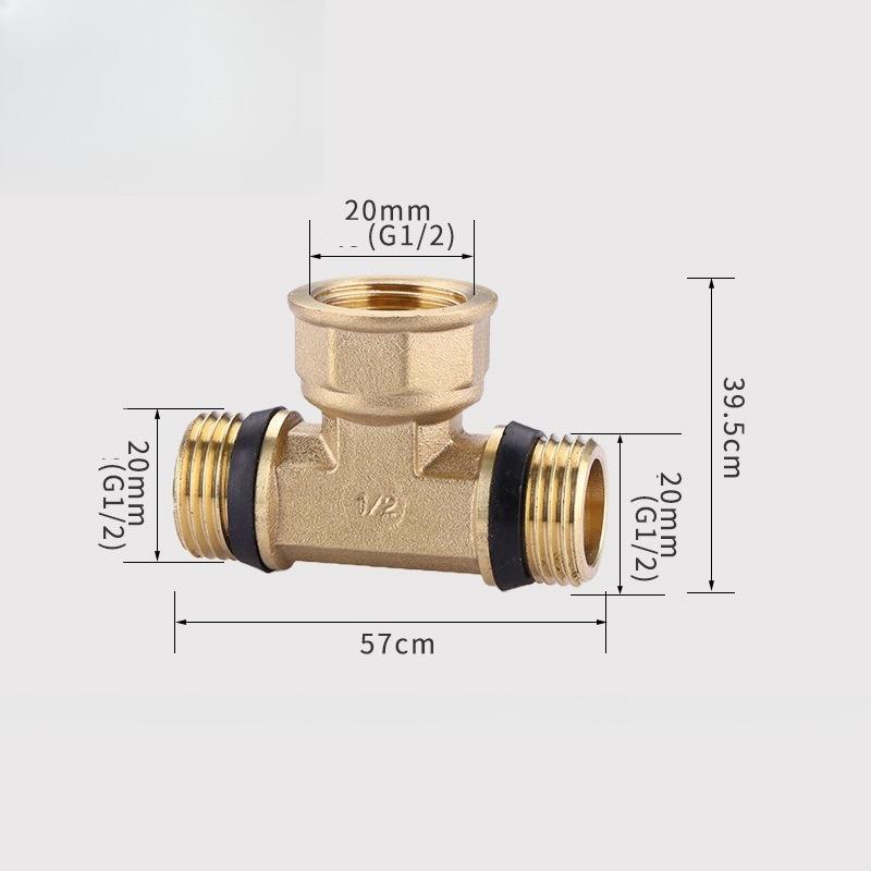 Латунный фитинг BSP 1/2"3/4"1" Резьба внутренняя/наружная Равнозначно Тройник 3-ходовой Прямой угольник Тип адаптера Бесплатная сырьевая лента