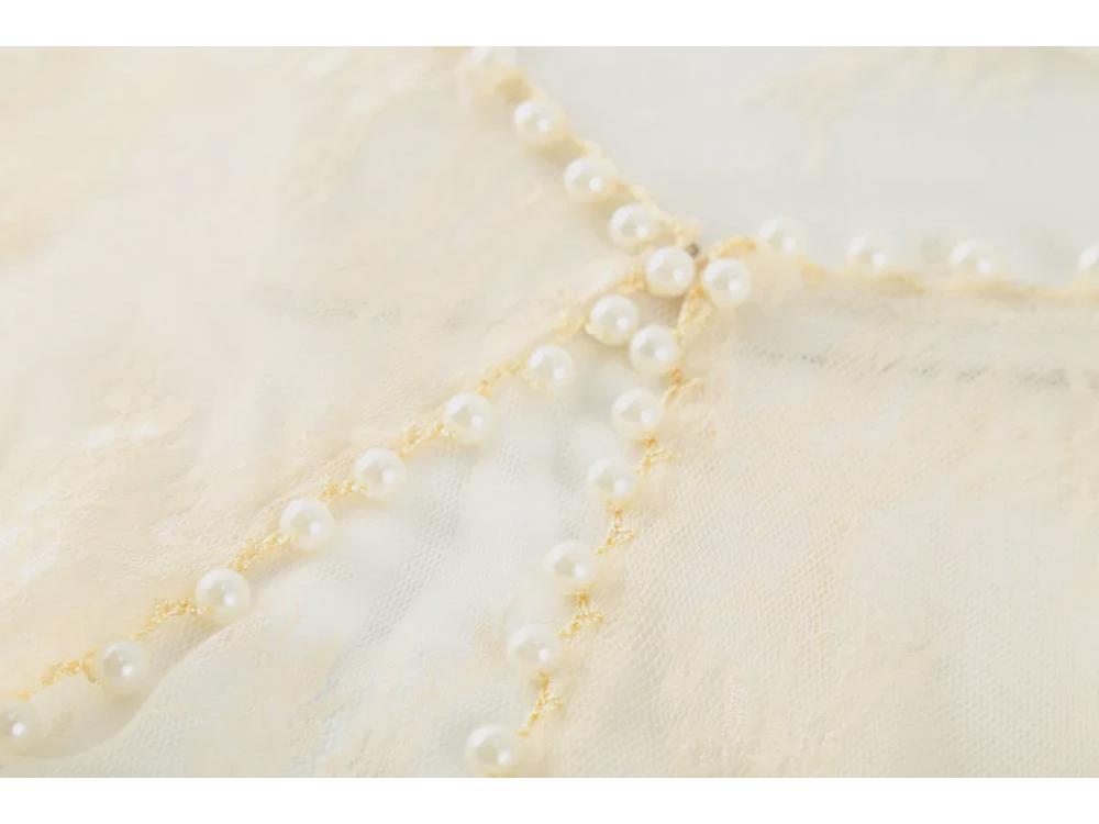 Лето 2025 года, элегантная кружевная накидка-шаль «Чонсам» для свадеб и ежегодных встреч