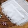 Loose Leaf Storage Bag Zipper PVC Binder Document Document Folder Folder Pouch File Organizer