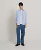 Джинсовые брюки Binpolmen Tuck Wide Синие
