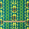 minimynimo Nordic Pattern Cut Cloth Scraps for DIY Cotton Oxford Crafts, (Brickbird Green, 50x150cm)
