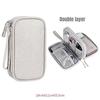 1pc Digital Accessories Organizer Bag Single Double Layer Cables Chargers Earphones Storage Bag Portable Travel Storage Pouch