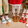 Santa Claus Cartoon Hosiery Elk Mid-Tube Socks Sweet Christmas Socks  Girls