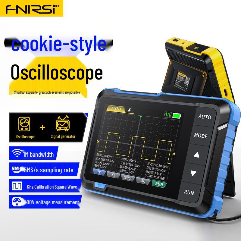 FNIRSI DSO153 Portable Multifunctional Digital Oscilloscope & Mini Signal Generator, 1MHz Bandwidth