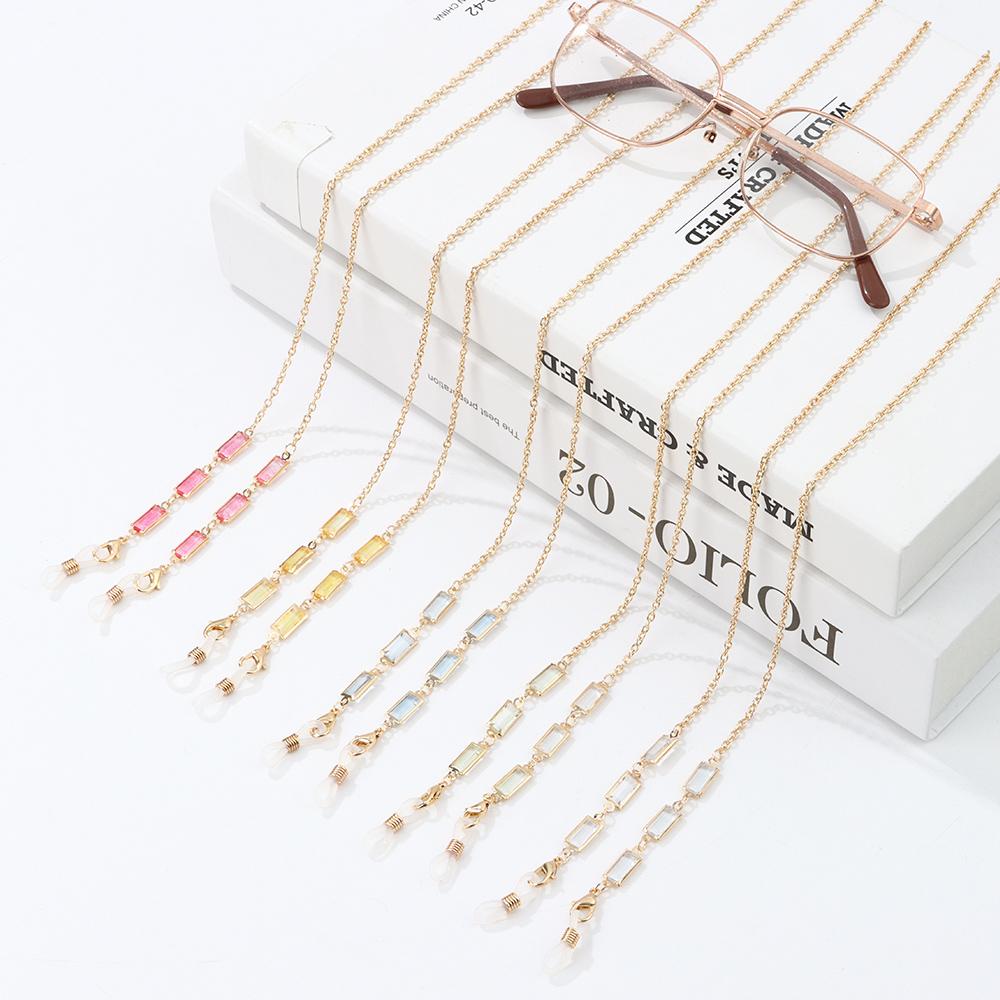 Аксессуары Металлический ремешок для очков от потери Шнурки для солнцезащитных очков Цепочки для очков Держатель шнурка для очков