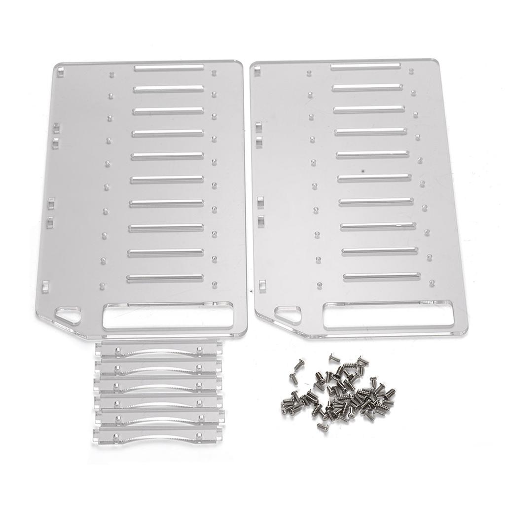 Hard Drive Rack Hard Drive Bracket Enclosure 46810 Bay Acrylic DIY Cooling Solution for Multiple