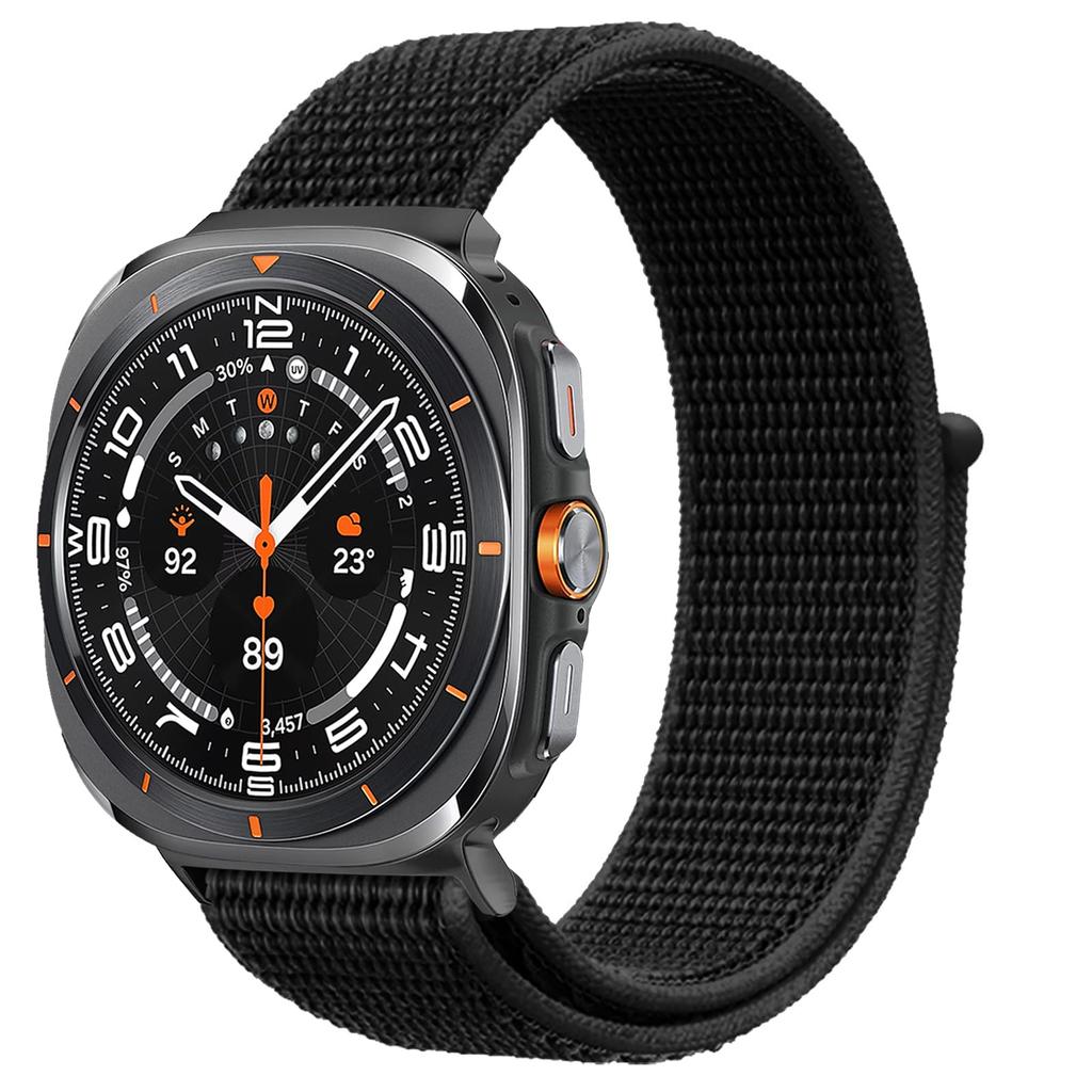 Ремешок для Samsung Galaxy Watch 7 Ultra Ремешок 47 мм умные часы Аксессуары Спортивный нейлоновый петлевой браслет Galaxy watch 2026 Ultra 47 мм