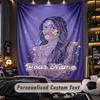 Personalized Wall Tapestry,Olivia Rodrigo Custom Printed Name, Fabric Wall Art For Indoor Room Backdrop