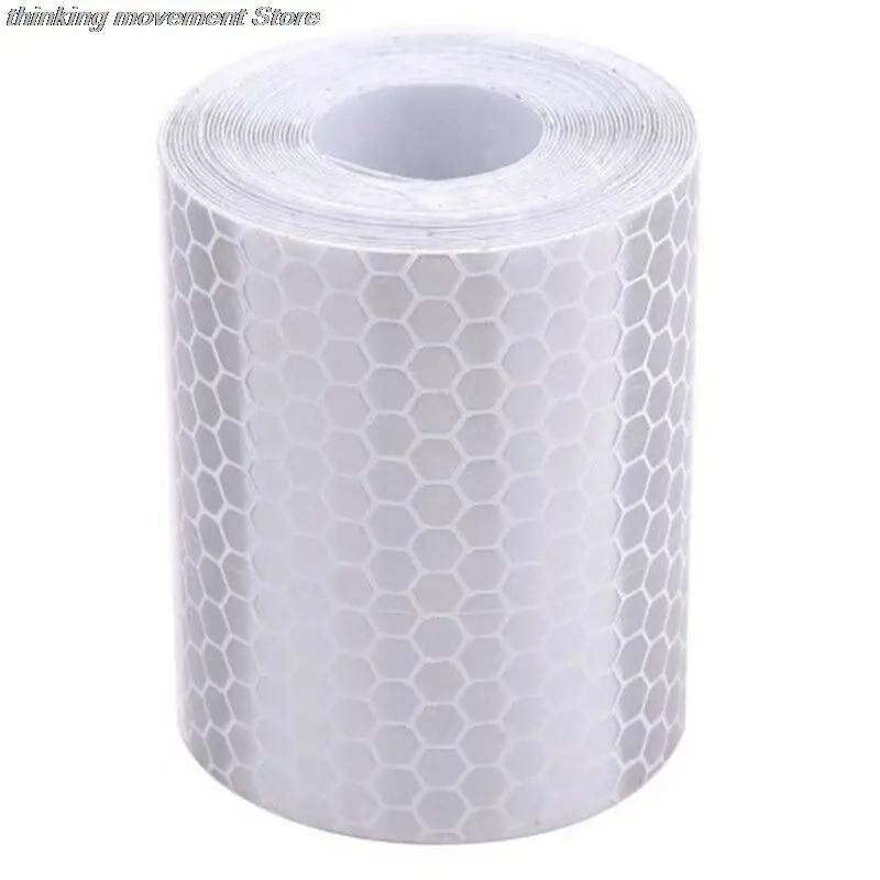 1m x 5cm Reflective Strips Safety Warning Tape, High-Intensity Vehicle Safety Strips for Truck School Bus Trailer Marking
