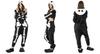 Kigurumi skeleton onesie costume St. Andrew's Day pajamas adult m Onesie skeleton costume - XL