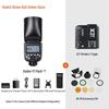 Комплект вспышки для камеры Godox V1 с триггером X2T и набором аксессуаров AK-R1
