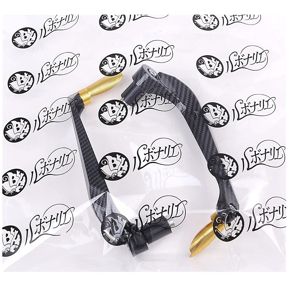 Rubonarie Motorcycle Brake and Clutch Lever Guards, Brake and Clutch Handlebar Protection for Motorcycles and Scooters (Black)