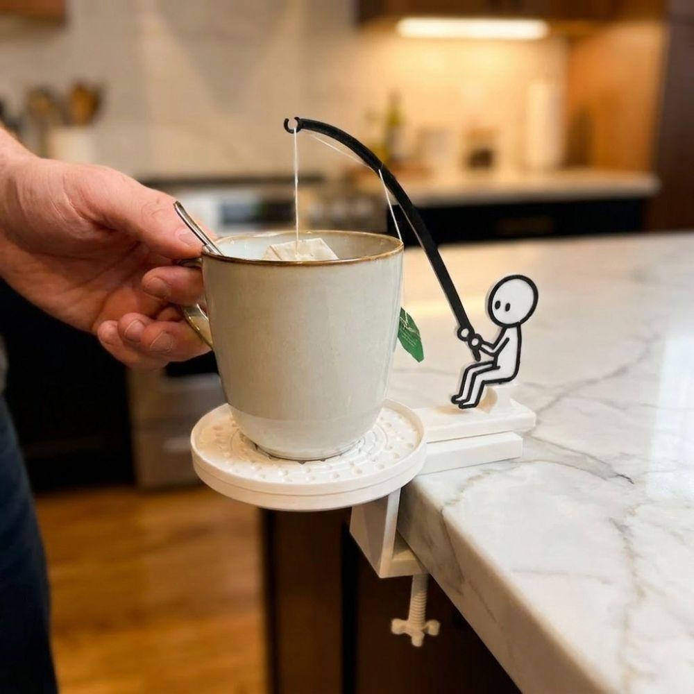 Portable Tea Bag Fixing Clip Heat-resistant Tea Bag Infuser Hanger  Kitchen Use