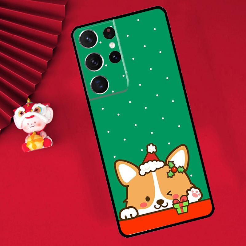 Милый мультяшный чехол Корги для Samsung Galaxy S25 S26 Ultra S21 S22 S20 S23 S24 Ultra Plus S10 S25 FE Чехол Funda