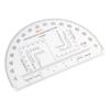 Military Protractor Coordinate Scale for Topographical Map Reading and Land Navigation Map Reading Ruler