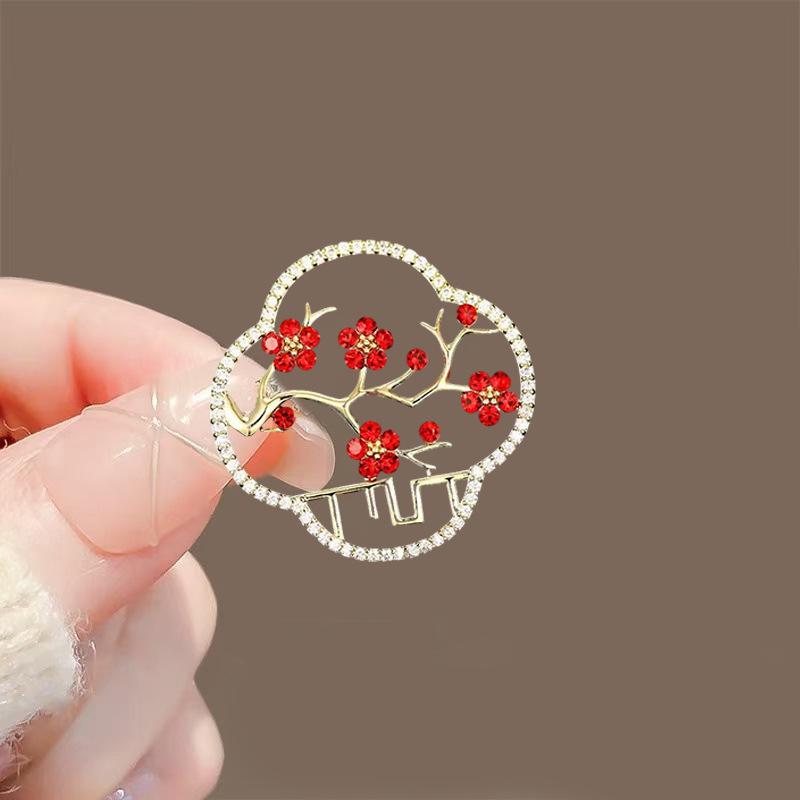 Брошь Пипа Жуи: Элегантная классическая жемчужная брошь для женского ципао