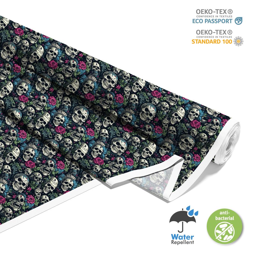 Outdoor Dekostoffe Oxford - Motiv Der Schädel I Dx4203
