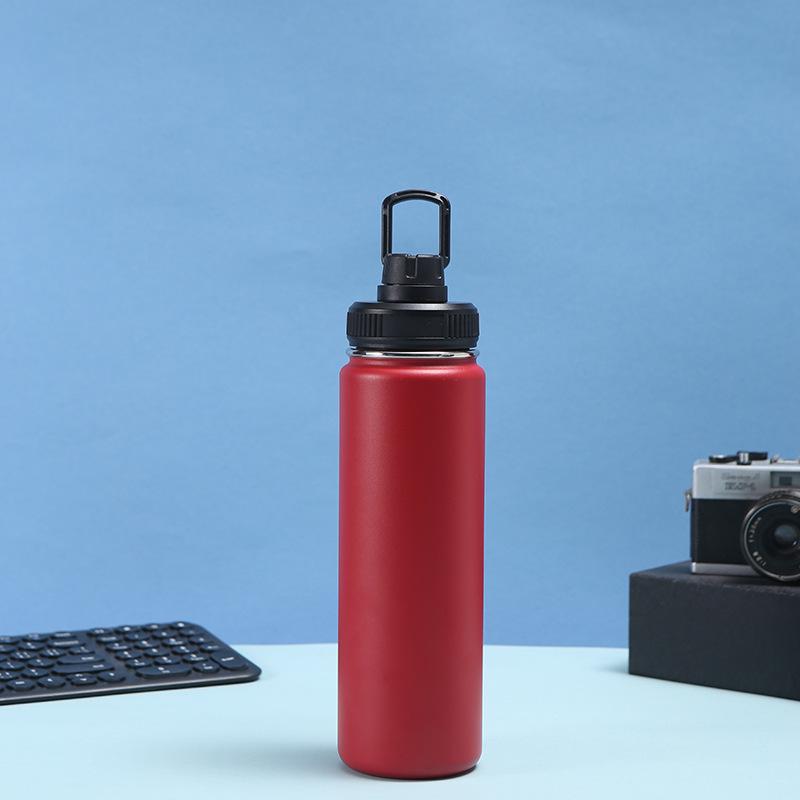 Large Capacity Double-Layer Insulated Cycling Sports Mug - 304 Stainless Steel