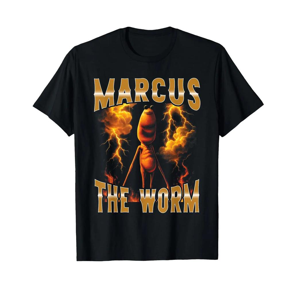 Marcus Wurm Meme Humour Playful Retro Mood Funny T Shirt Vintage Versatile Unisex Casual Soft Top For Everyday Wear