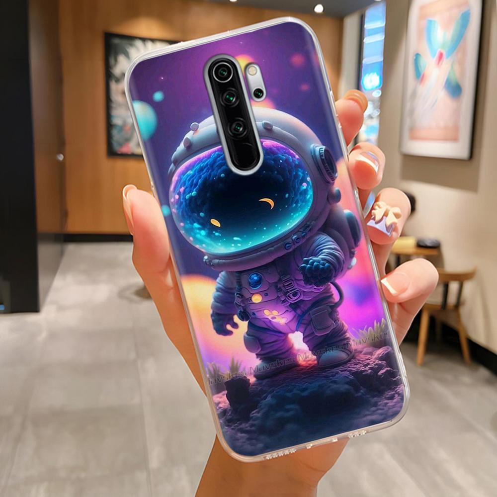 Чехлы из ТПУ для Redmi Note 8 Pro Чехол Прозрачный Красивые Цветы Легкий Чехол для Xiaomi Redmi Note8 Pro Корпус Телефона Fundas