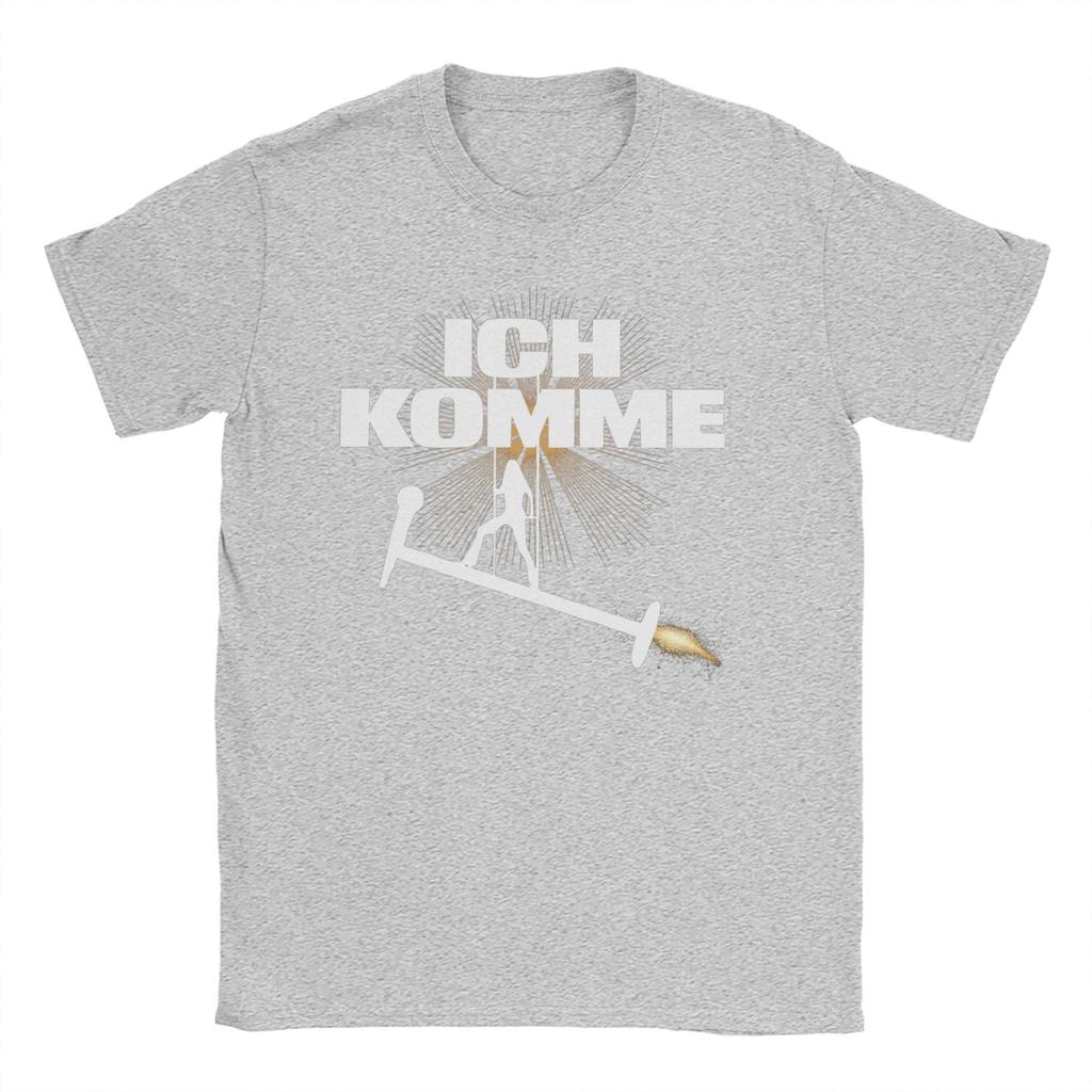 Erika VikUnisex Ich Komme T Shirt for Unisex Cotton Casual TShirts Round Neck Eurovisions Tees Short Sleeve Tops New Arrival