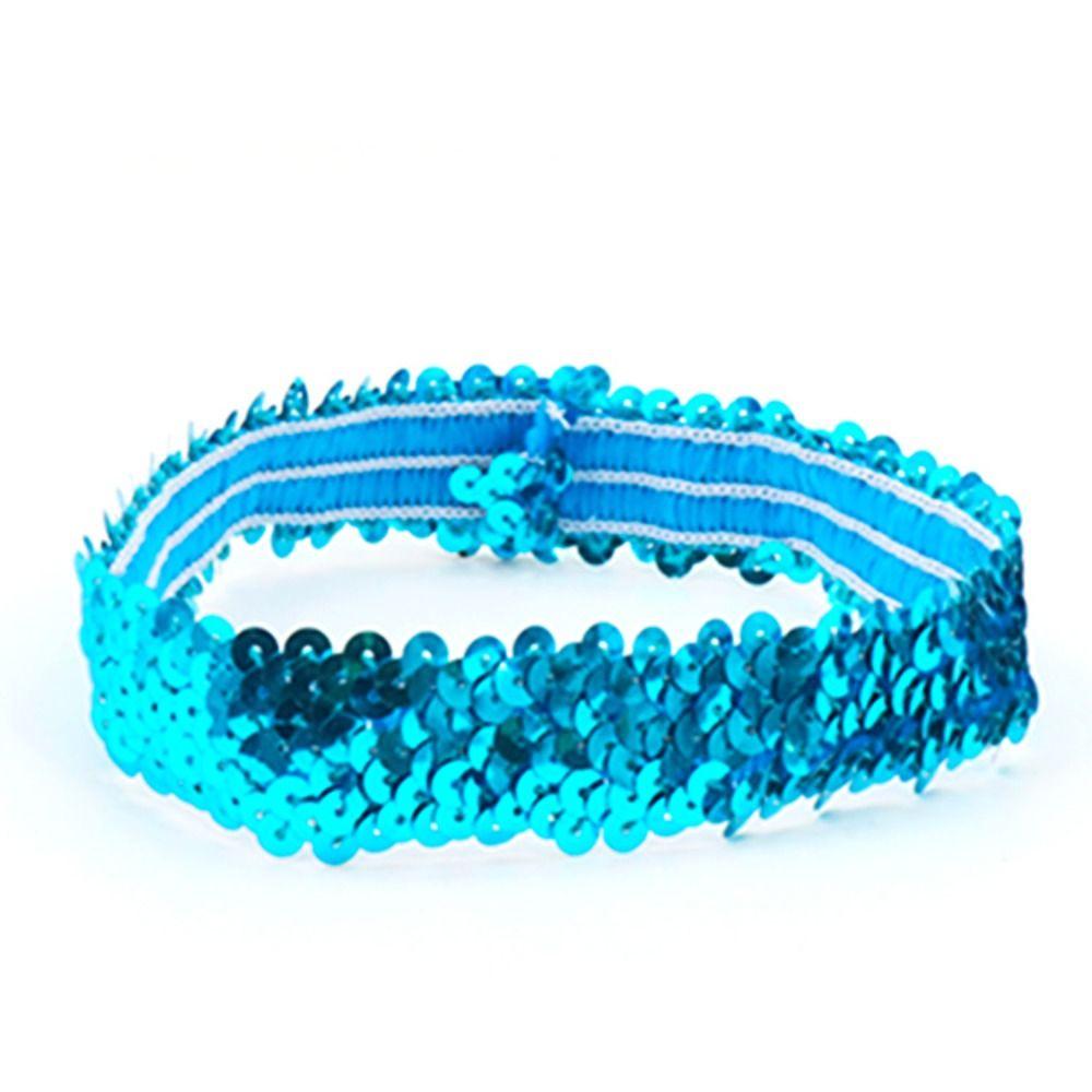 Головной убор Повязка на голову с пайетками Блестящий бант Эластичный бант для волос Подарок на вечеринку Блестящая повязка на голову