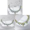 Geometric Water Diamond Pendant Necklace For Women With Gold Or Silver Plating For Casual Wear
