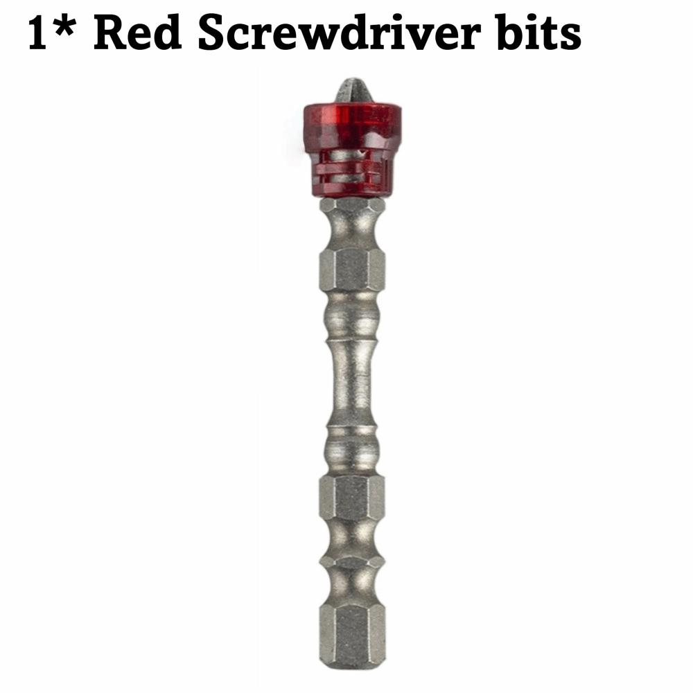 5Pcs Magnetic Screwdriver Bit Drill High Hardness Sturdy Electric Screwdriver Bits Durable Cross-head Hexagonal Screwdriver Bit