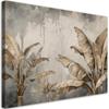 Canvas Print, Exotic Leaves Beige