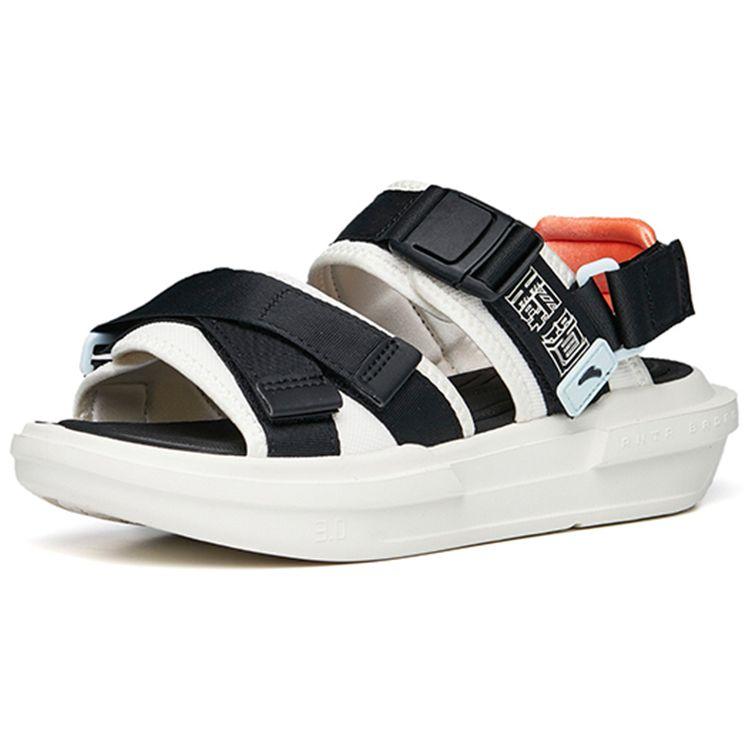 Anta Badao дышащие пляжные сандалии женские сандалии черные белые 122238501-2