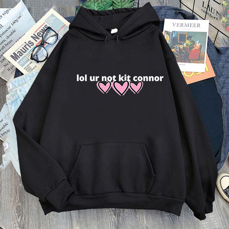 Толстовка с капюшоном Heartstopper унисекс, модная толстовка с капюшоном lol ur not kit Connor, одежда в стиле хип-хоп, толстовка с капюшоном Heartstopper, женская толстовка для мальчиков