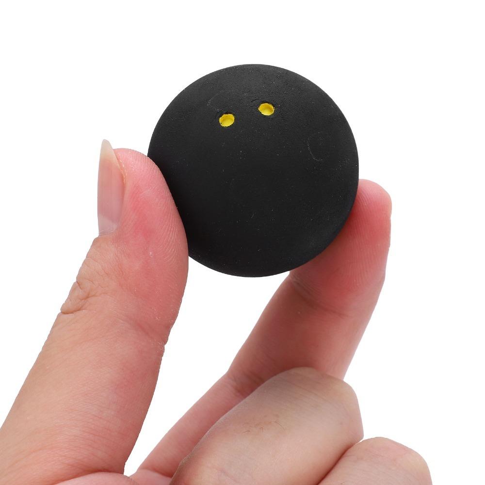 40MM Squash Ball Double Yellow Dot Training Squash Ball Rubber Squash Balls Beginner Use