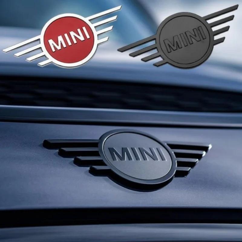 ABS Car Front Head Emblem Rear Sticker Logo for BMW Mini Coopers F54 F55 F56 F57 Refit Replacement Badge Exterior Accessories FF47