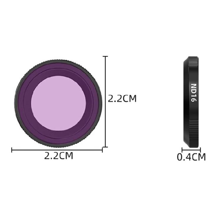 Camera Filters Kit With Rotating Gear Adjustment Anti Reflective Coating For GO3S Long Exposure Videos