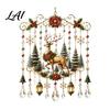 Light Catching Ornaments for Fireplace Christmas Wind Chime Acrylic Sun Catcher Outdoor Garden Patio Elegant Decorations Festivals Decor Hanging
