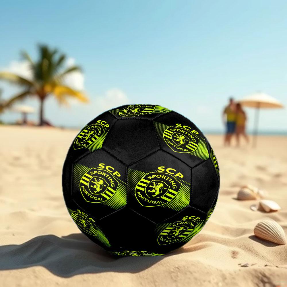 1pc Sporting CP Soccer Ball Size 5 Indoor Soccer Ball Fashion Colorful Backyard Game - Great For Sports Fans Gift HE56