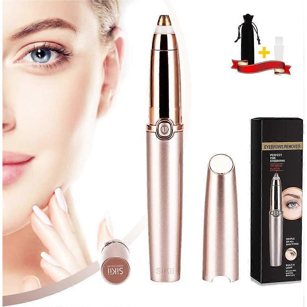 2026 Latest Model Eyebrow Epilator, Painless Precision Eyebrow Trimmer Eyebrow Epilator Eyebrow Facial Razor for Face Lip Nose Facial Hair Remova