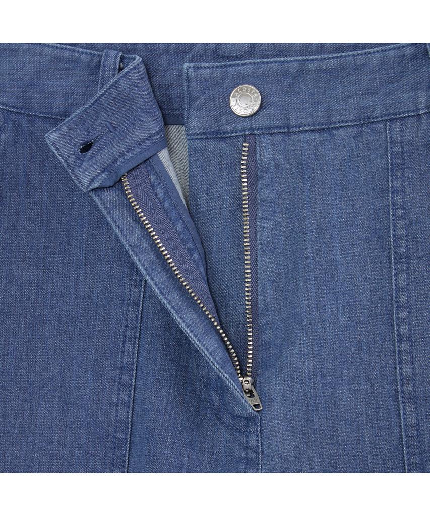LACOSTE Женские Прямые Джинсовые Укороченные Брюки Hf571E-55N 36L