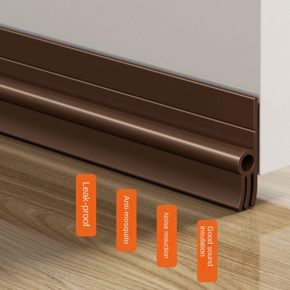 Звукоизоляционная уплотнительная лента для низа двери Пылезащитная Водонепроницаемая Уплотнительная лента Заполнитель дверного зазора Спальня