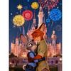 Disney Diamond Painting Judy and Nicks Disney Castle Fireworks Fan Artwork Cartoon Mosaic Diamond Cross Stitch DIY Gift Home Decor
