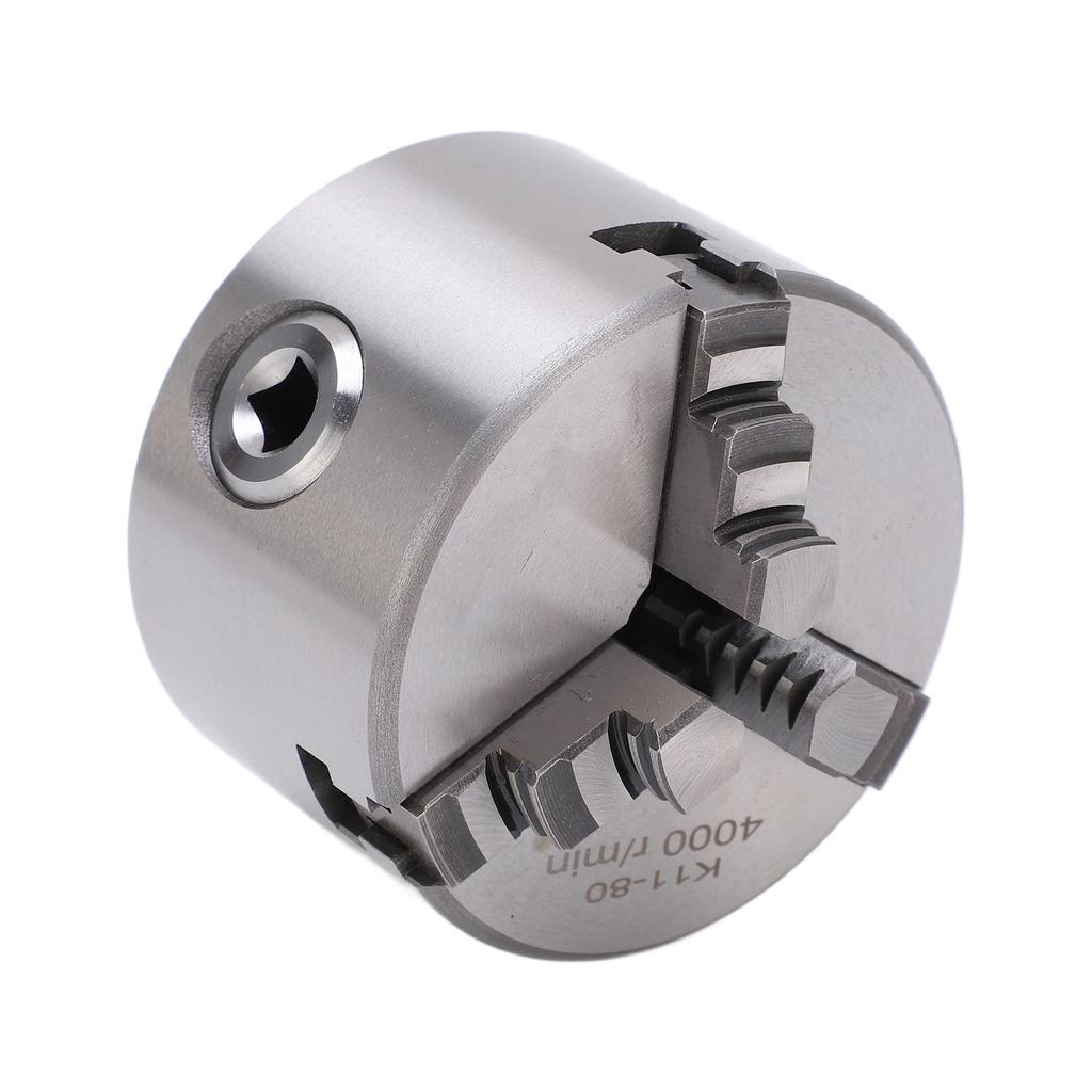 3-дюймовый SANOU K11?80 3?Самоцентрирующийся токарный патрон с кулачковым диаметром 80 мм