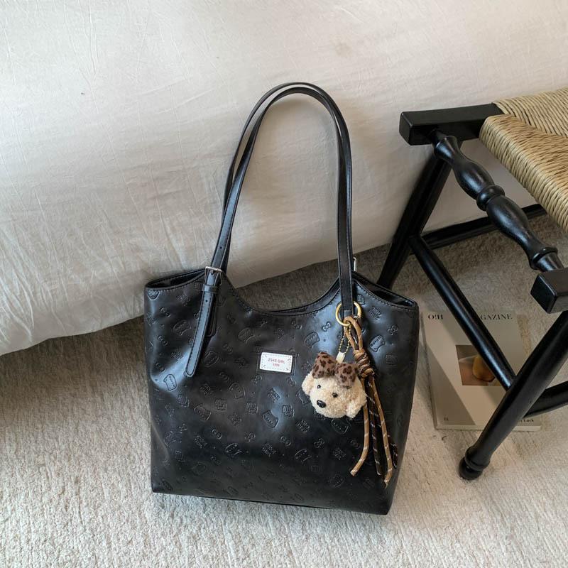 Простая ретро коричневая сумка Maillard женская 2025 новая дорожная сумка большой вместимости на плечо премиальная сумка-тоут