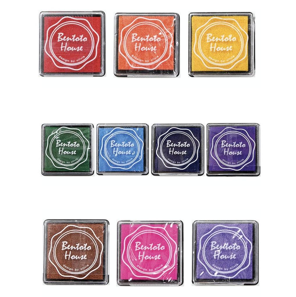 Petit Fancy Stamp Ink Pad SET - 9 Options (20 Colors/ Rainbow Color/Pastel Color Ink Pad)