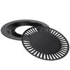 Household Barbecue Pan Smokeless Round Nonstick Baking Tray BBQ Roasting Tray Kitchen Utensils