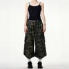 Camouflage Unisex Loose Capris Street Style Cargo Shorts Casual Bottom Female Calf-length Pants