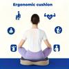 1 шт. Подушка сиденья из пены с эффектом памяти для офиса и автомобиля - Ортопедическая подушка для копчика для длительного сидения, Дышащие подушки для стула для облегчения боли в спине