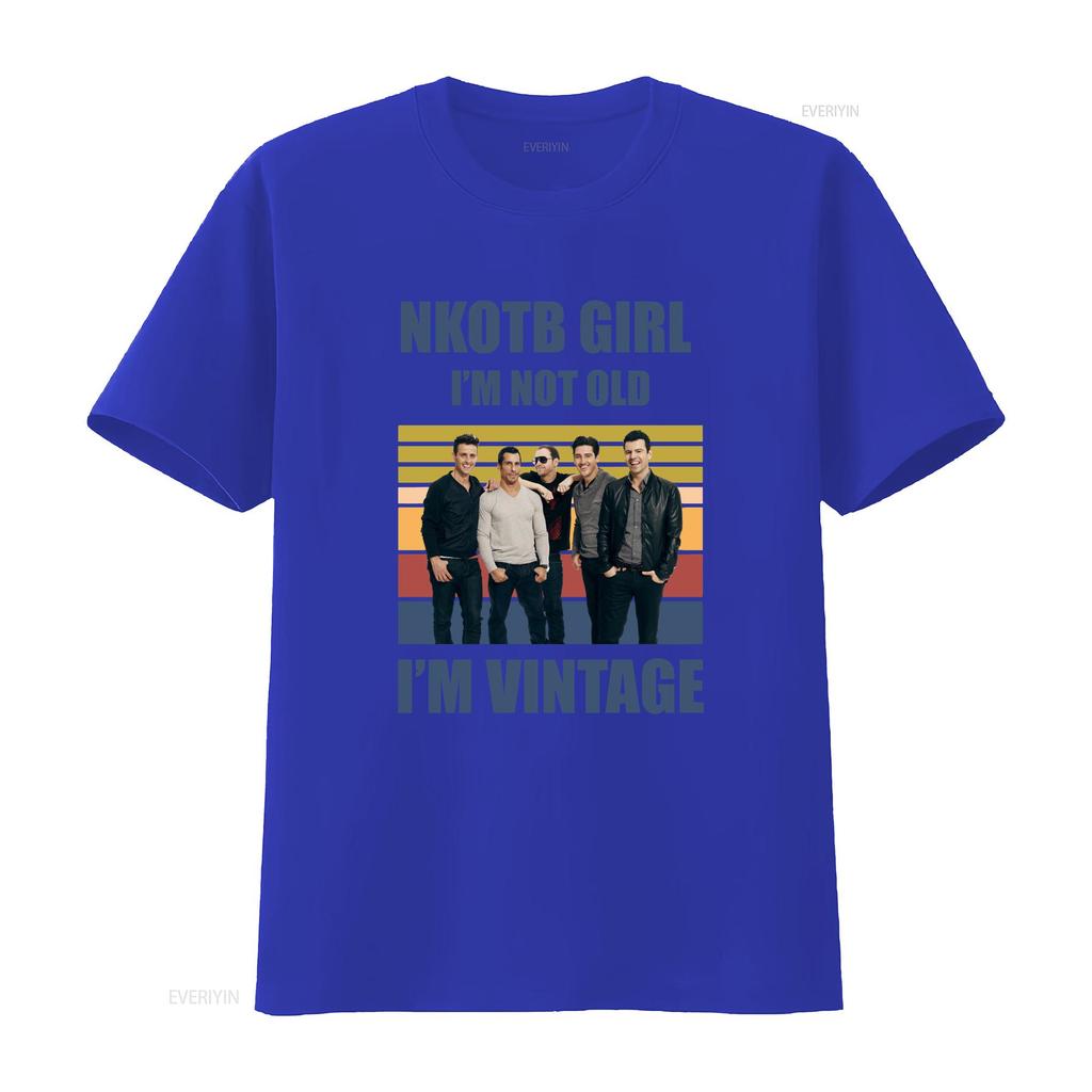 New Kids on the Block T Shirt Rock Band Vintage NKOTB Group Concert Cute for Music Lovers vintage Washed Unisex Casual