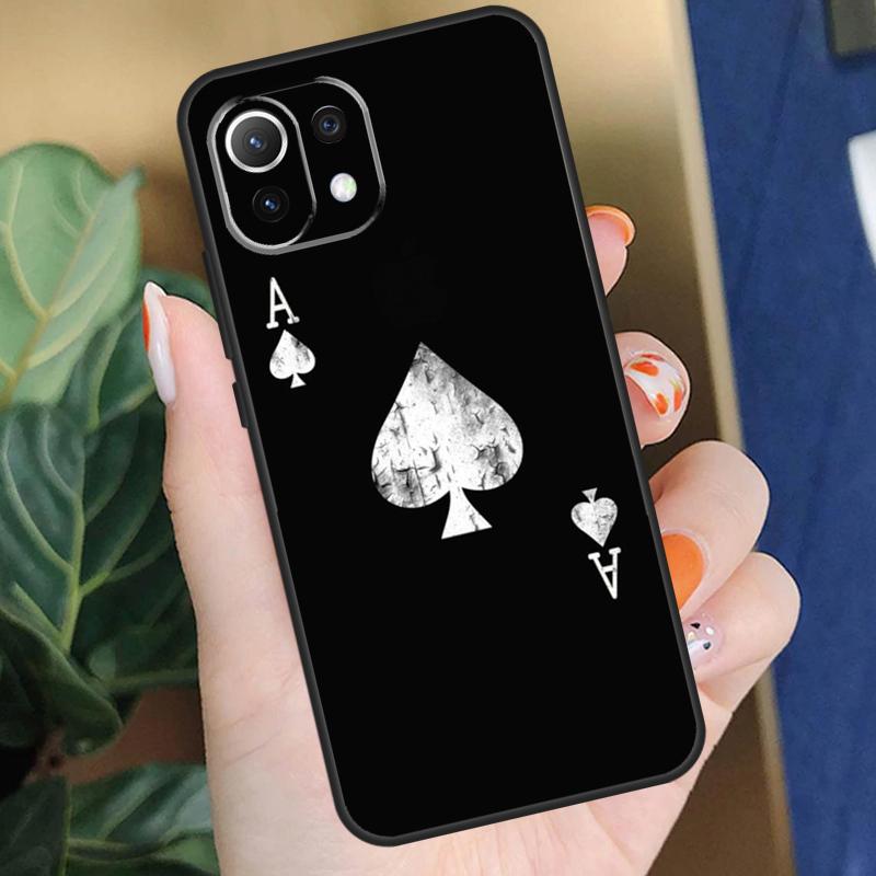 Кейс для телефона с пиковым тузом для POCO F5 X3 X5 Pro F4 X4 F3 C65 M5s Чехол для Xiaomi 13T 14 Pro 11T 12T 12 13 Lite