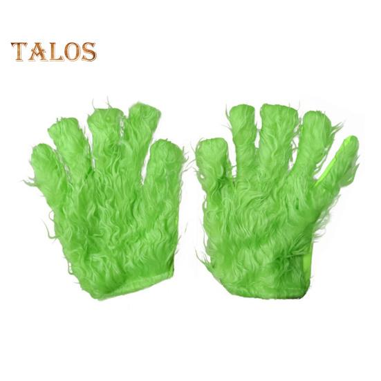 1 Set Christmas Costume Includes Top Pants Hat Belt Gloves And Shoe Cover Cartoon Furry Animal Cosplay Santa Performance Drama Stage Opera Outfit