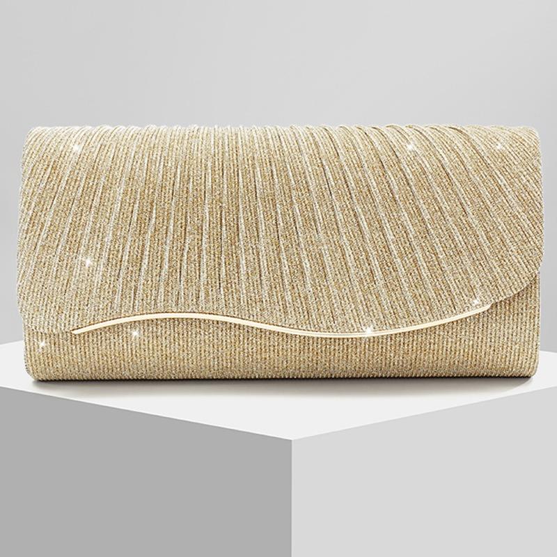 Новая женская блестящая вечерняя сумка, свадебная сумка, банкетная универсальная сумка через плечо, сумка-кроссбоди на цепочке